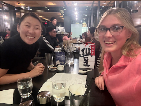 Mentor and student connecting at George Fox University Ignite program